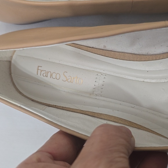 Franco Sarto Tan Leather Flats 8M - Picture 6 of 8